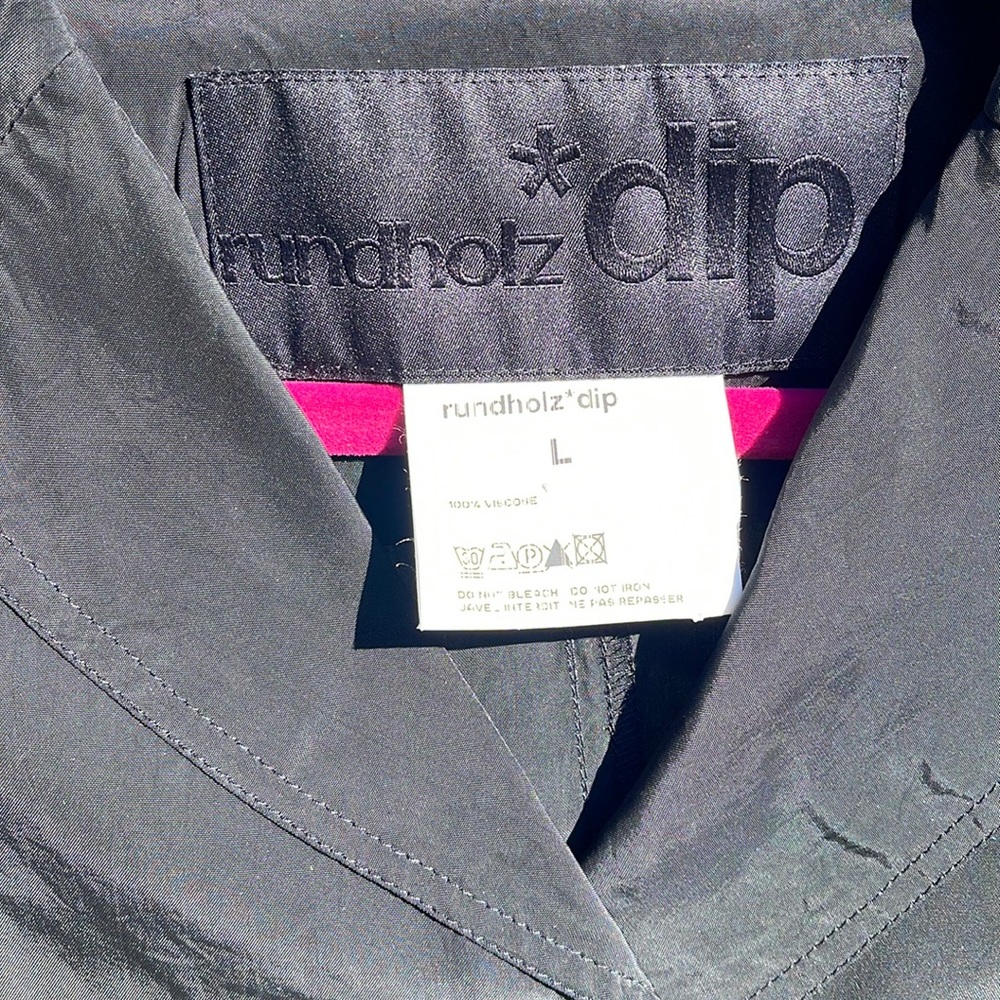 Rundholtz dip black blazer size L